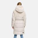 Navahoo Funkelteddy Damen Winter Steppmantel Parka N069 Bone-Größe XS - Gr. 34