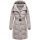 Navahoo Funkelteddy Damen Winter Steppmantel Parka N069 Bone-Größe XS - Gr. 34