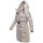 Navahoo Funkelteddy Damen Winter Steppmantel Parka N069 Bone-Größe XS - Gr. 34
