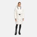 Navahoo Funkelteddy Damen Winter Steppmantel Parka N069 Offwhite-Größe XXL - Gr. 44