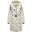 Navahoo Funkelteddy Damen Winter Steppmantel Parka N069 Offwhite-Größe XXL - Gr. 44