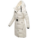 Navahoo Funkelteddy Damen Winter Steppmantel Parka N069 Offwhite-Größe XXL - Gr. 44