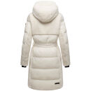 Navahoo Funkelteddy Damen Winter Steppmantel Parka N069 Offwhite-Größe XXL - Gr. 44