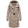 Navahoo Funkelteddy Damen Winter Steppmantel Parka N069 Light Taupe-Größe M - Gr. 38