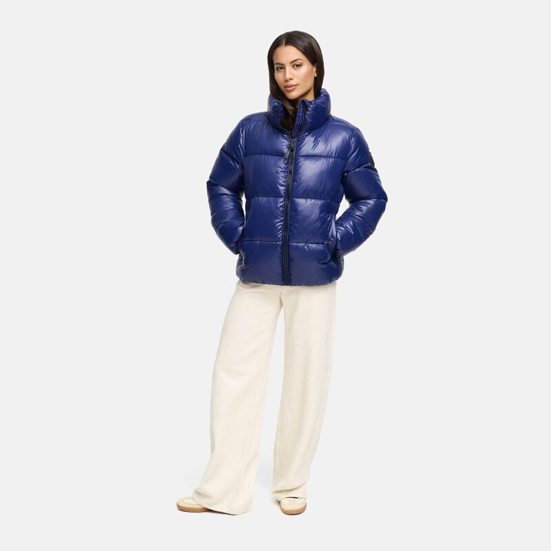 Marikoo Hazalee Damen Winter Herbst Stepp Jacke N071 Navy Größe S - Gr. 36