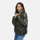 Marikoo Hazalee Damen Winter Herbst Stepp Jacke N071 Dark Olive Größe XL - Gr. 42