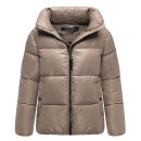 Marikoo Hazalee Damen Winter Herbst Stepp Jacke N071 Taupe Grey Größe S - Gr. 36