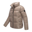 Marikoo Hazalee Damen Winter Herbst Stepp Jacke N071 Taupe Grey Größe S - Gr. 36