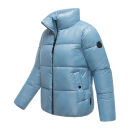 Marikoo Hazalee Damen Winter Herbst Stepp Jacke N071 Powder Blue Größe L - Gr. 40