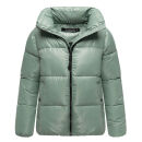 Marikoo Hazalee Damen Winter Herbst Stepp Jacke N071 Smokey Mint Größe XL - Gr. 42