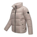 Marikoo Hazalee Damen Winter Herbst Stepp Jacke N071 Light Taupe Größe S - Gr. 36