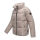 Marikoo Hazalee Damen Winter Herbst Stepp Jacke N071 Light Taupe Größe S - Gr. 36