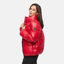 Marikoo Hazalee Damen Winter Herbst Stepp Jacke N071 Deep Red Größe S - Gr. 36