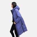 Navahoo Herbstnebel Damen Winter Steppmantel lang N072 Blue Violet Größe S - Gr. 36