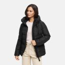 Marikoo Himee Damen Winter Herbst Steppjacke N073 Schwarz Größe L - Gr. 40