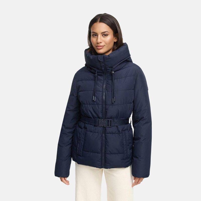 Marikoo Himee Damen Winter Herbst Steppjacke N073 Navy Größe XXL - Gr. 44