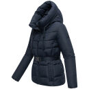 Marikoo Himee Damen Winter Herbst Steppjacke N073 Navy Größe XXL - Gr. 44