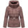 Marikoo Himee Damen Winter Herbst Steppjacke N073 Mauve Größe XXL - Gr. 44