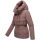 Marikoo Himee Damen Winter Herbst Steppjacke N073 Mauve Größe XXL - Gr. 44