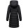 Marikoo Kaltnäschen Damen Winter Steppmantel Jacke N075 Schwarz-Größe XXL - Gr. 44
