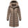 Marikoo Kaltnäschen Damen Winter Steppmantel Jacke N075 Taupe Grey-Größe XL - Gr. 42