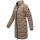 Marikoo Kaltnäschen Damen Winter Steppmantel Jacke N075 Taupe Grey-Größe XL - Gr. 42