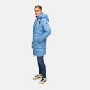 Marikoo Kaltnäschen Damen Winter Steppmantel Jacke N075 Powder Blue-Größe M - Gr. 38