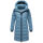 Marikoo Kaltnäschen Damen Winter Steppmantel Jacke N075 Powder Blue-Größe M - Gr. 38