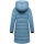 Marikoo Kaltnäschen Damen Winter Steppmantel Jacke N075 Powder Blue-Größe M - Gr. 38
