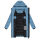 Marikoo Kaltnäschen Damen Winter Steppmantel Jacke N075 Powder Blue-Größe M - Gr. 38