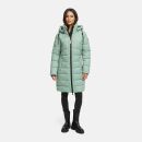 Marikoo Kaltnäschen Damen Winter Steppmantel Jacke N075 Smokey Mint-Größe M - Gr. 38