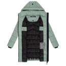 Marikoo Kaltnäschen Damen Winter Steppmantel Jacke N075 Smokey Mint-Größe M - Gr. 38