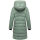 Marikoo Kaltnäschen Damen Winter Steppmantel Jacke N075 Smokey Mint-Größe M - Gr. 38