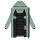 Marikoo Kaltnäschen Damen Winter Steppmantel Jacke N075 Smokey Mint-Größe M - Gr. 38