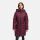 Marikoo Kaltnäschen Damen Winter Steppmantel Jacke N075 Wine-Größe S - Gr. 36