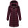 Marikoo Kaltnäschen Damen Winter Steppmantel Jacke N075 Wine-Größe S - Gr. 36