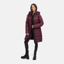 Marikoo Kaltnäschen Damen Winter Steppmantel Jacke N075 Wine-Größe M - Gr. 38