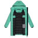 Marikoo Kaltnäschen Damen Winter Steppmantel Jacke N075 Crystal Green-Größe L - Gr. 40