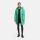 Marikoo Kaltnäschen Damen Winter Steppmantel Jacke N075 Crystal Green-Größe L - Gr. 40