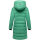 Marikoo Kaltnäschen Damen Winter Steppmantel Jacke N075 Crystal Green-Größe L - Gr. 40