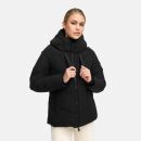 Marikoo Kwamee Damen WInter Herbst Steppjacke N078 Schwarz Größe L - Gr. 40