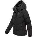 Marikoo Kwamee Damen WInter Herbst Steppjacke N078 Schwarz Größe L - Gr. 40