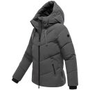 Marikoo Kwamee Damen WInter Herbst Steppjacke N078 Anthrazit Größe XL - Gr. 42