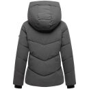 Marikoo Kwamee Damen WInter Herbst Steppjacke N078 Anthrazit Größe XXXL - Gr. 46