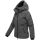 Marikoo Kwamee Damen WInter Herbst Steppjacke N078 Anthrazit Größe XXXL - Gr. 46