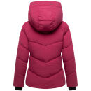 Marikoo Kwamee Damen WInter Herbst Steppjacke N078 Berry Wine Größe L - Gr. 40