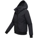 Marikoo Mooni Damen Herbst Caban Jacke N084 Schwarz Größe XS - Gr. 34