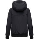 Marikoo Mooni Damen Herbst Caban Jacke N084 Schwarz Größe XS - Gr. 34