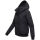 Marikoo Mooni Damen Herbst Caban Jacke N084 Schwarz Größe XS - Gr. 34