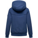 Marikoo Mooni Damen Herbst Caban Jacke N084 Navy Größe S - Gr. 36